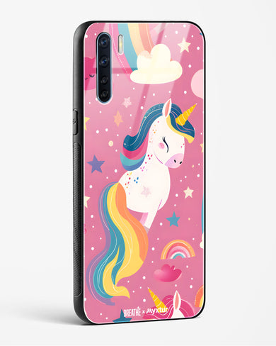 Unicorn Bloomers [BREATHE] Glass Case Phone Cover (Oppo)