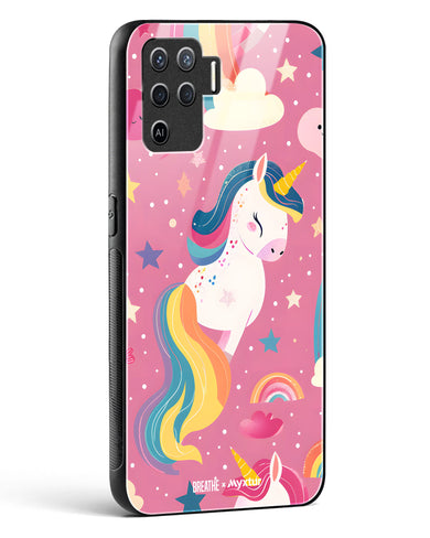 Unicorn Bloomers [BREATHE] Glass Case Phone Cover (Oppo)