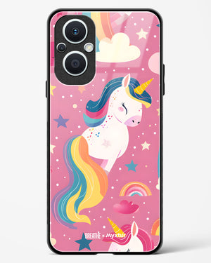 Unicorn Bloomers [BREATHE] Glass Case Phone Cover (Oppo)