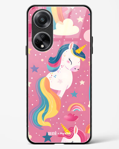 Unicorn Bloomers [BREATHE] Glass Case Phone Cover (Oppo)