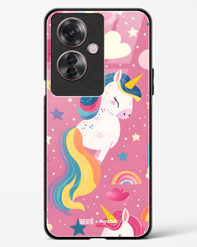 Unicorn Bloomers [BREATHE] Glass Case Phone Cover (Oppo)