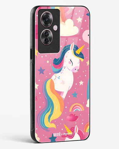 Unicorn Bloomers [BREATHE] Glass Case Phone Cover (Oppo)