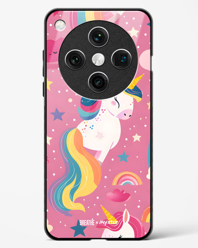 Unicorn Bloomers [BREATHE] Glass Case Phone Cover (Oppo)