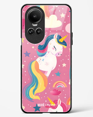 Unicorn Bloomers [BREATHE] Glass Case Phone Cover (Oppo)