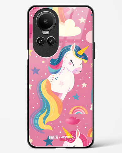 Unicorn Bloomers [BREATHE] Glass Case Phone Cover (Oppo)