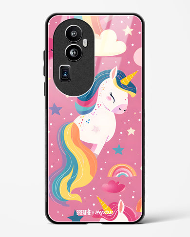 Unicorn Bloomers [BREATHE] Glass Case Phone Cover (Oppo)
