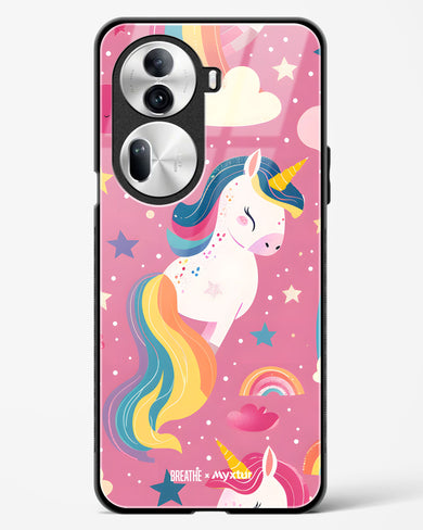 Unicorn Bloomers [BREATHE] Glass Case Phone Cover (Oppo)