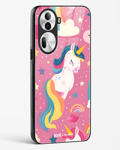 Unicorn Bloomers [BREATHE] Glass Case Phone Cover (Oppo)