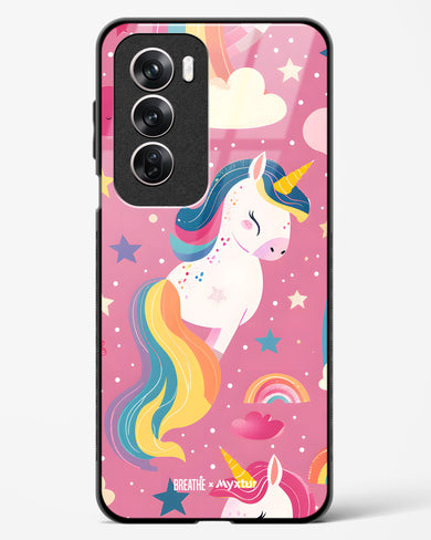 Unicorn Bloomers [BREATHE] Glass Case Phone Cover (Oppo)