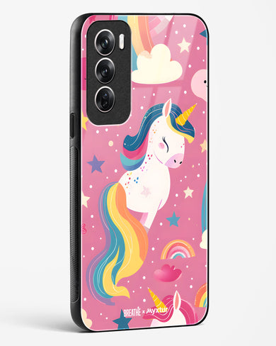 Unicorn Bloomers [BREATHE] Glass Case Phone Cover (Oppo)