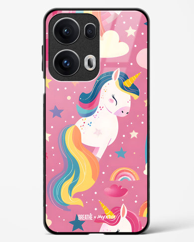 Unicorn Bloomers [BREATHE] Glass Case Phone Cover (Oppo)