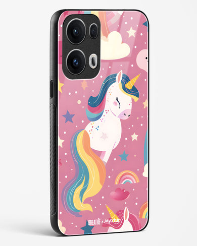 Unicorn Bloomers [BREATHE] Glass Case Phone Cover (Oppo)