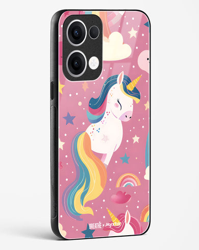Unicorn Bloomers [BREATHE] Glass Case Phone Cover (Oppo)