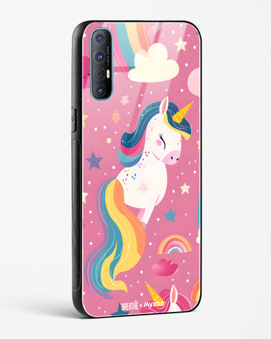 Unicorn Bloomers [BREATHE] Glass Case Phone Cover (Oppo)