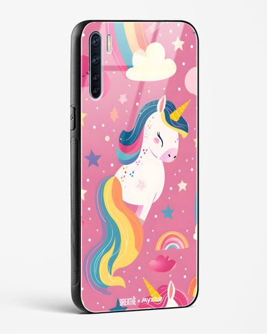 Unicorn Bloomers [BREATHE] Glass Case Phone Cover (Oppo)