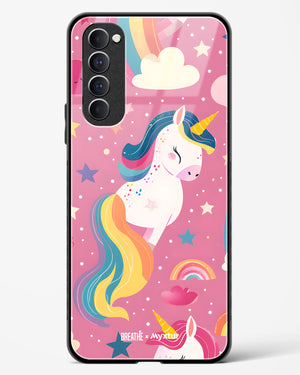 Unicorn Bloomers [BREATHE] Glass Case Phone Cover (Oppo)
