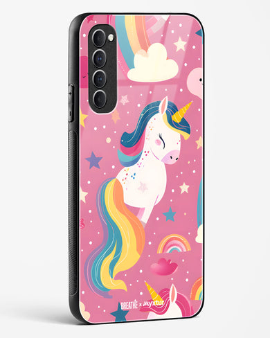 Unicorn Bloomers [BREATHE] Glass Case Phone Cover (Oppo)