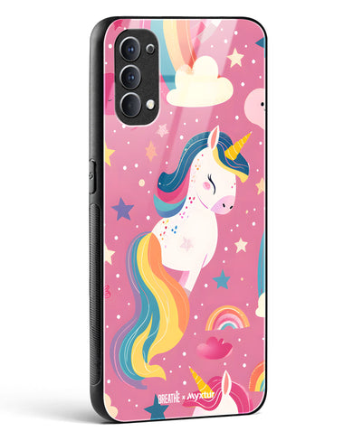 Unicorn Bloomers [BREATHE] Glass Case Phone Cover (Oppo)