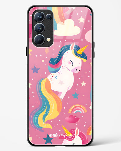 Unicorn Bloomers [BREATHE] Glass Case Phone Cover (Oppo)