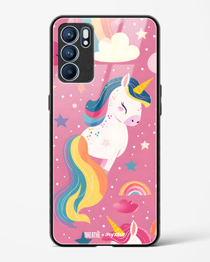 Unicorn Bloomers [BREATHE] Glass Case Phone Cover (Oppo)