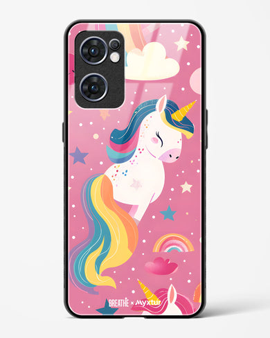 Unicorn Bloomers [BREATHE] Glass Case Phone Cover (Oppo)