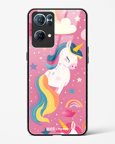 Unicorn Bloomers [BREATHE] Glass Case Phone Cover (Oppo)