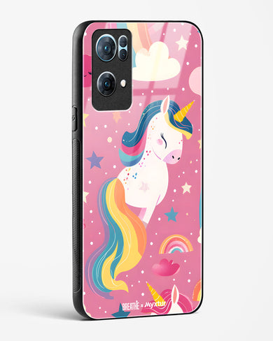 Unicorn Bloomers [BREATHE] Glass Case Phone Cover (Oppo)
