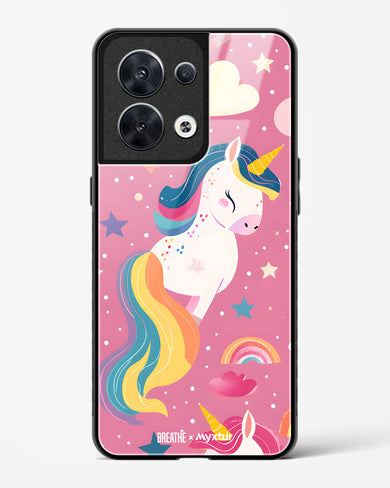 Unicorn Bloomers [BREATHE] Glass Case Phone Cover (Oppo)