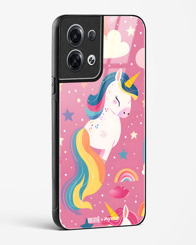 Unicorn Bloomers [BREATHE] Glass Case Phone Cover (Oppo)