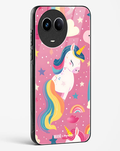Unicorn Bloomers [BREATHE] Glass Case Phone Cover (Realme)