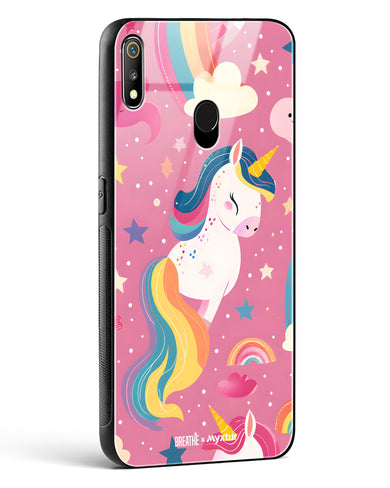 Unicorn Bloomers [BREATHE] Glass Case Phone Cover (Realme)