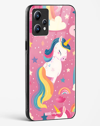 Unicorn Bloomers [BREATHE] Glass Case Phone Cover (Realme)