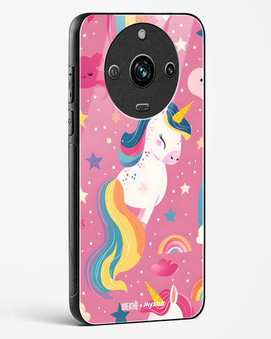 Unicorn Bloomers [BREATHE] Glass Case Phone Cover (Realme)