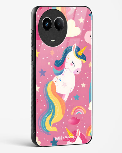Unicorn Bloomers [BREATHE] Glass Case Phone Cover (Realme)