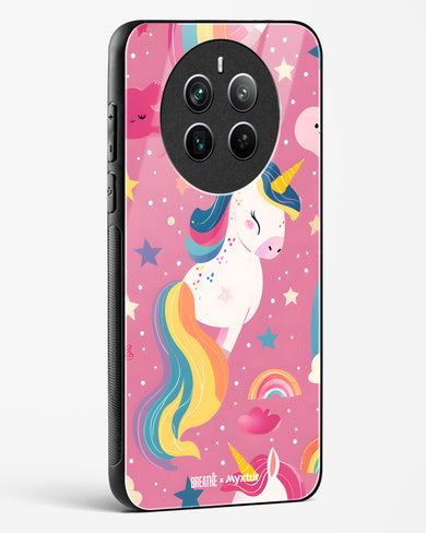 Unicorn Bloomers [BREATHE] Glass Case Phone Cover (Realme)