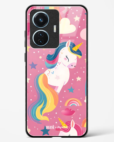 Unicorn Bloomers [BREATHE] Glass Case Phone Cover (Vivo)