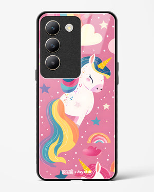 Unicorn Bloomers [BREATHE] Glass Case Phone Cover (Vivo)
