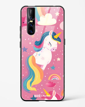 Unicorn Bloomers [BREATHE] Glass Case Phone Cover (Vivo)