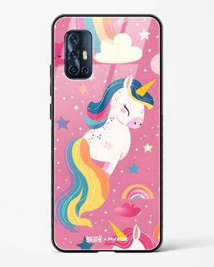 Unicorn Bloomers [BREATHE] Glass Case Phone Cover (Vivo)