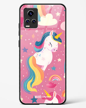 Unicorn Bloomers [BREATHE] Glass Case Phone Cover (Vivo)