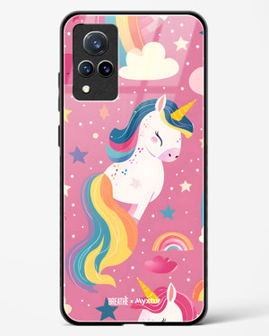 Unicorn Bloomers [BREATHE] Glass Case Phone Cover (Vivo)