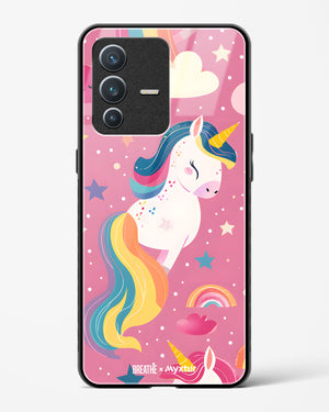 Unicorn Bloomers [BREATHE] Glass Case Phone Cover (Vivo)