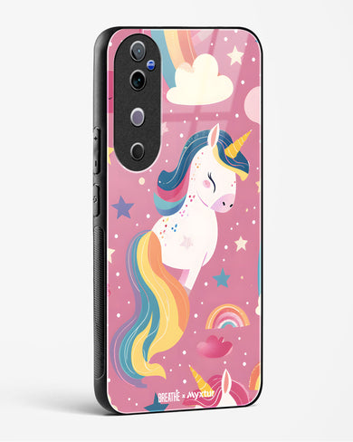 Unicorn Bloomers [BREATHE] Glass Case Phone Cover (Vivo)