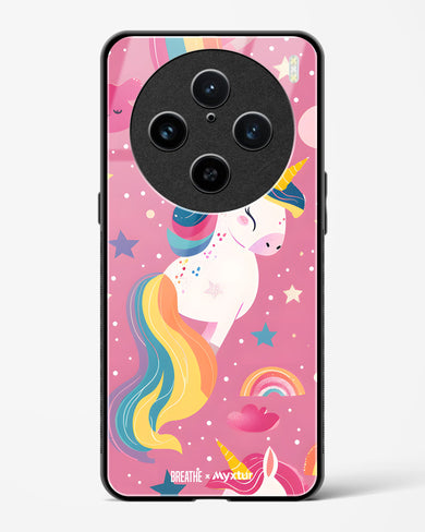 Unicorn Bloomers [BREATHE] Glass Case Phone Cover (Vivo)