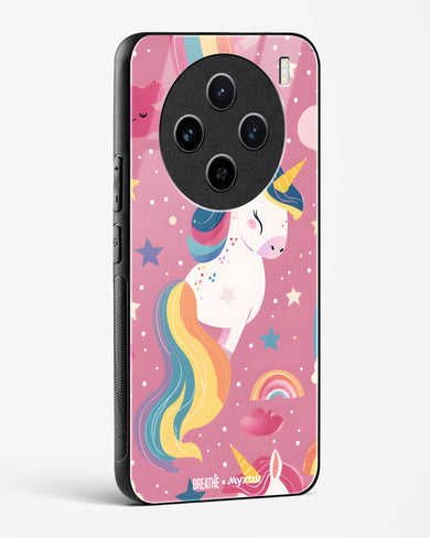 Unicorn Bloomers [BREATHE] Glass Case Phone Cover (Vivo)