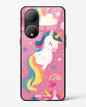 Unicorn Bloomers [BREATHE] Glass Case Phone Cover (Vivo)