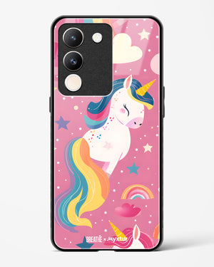 Unicorn Bloomers [BREATHE] Glass Case Phone Cover (Vivo)