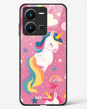 Unicorn Bloomers [BREATHE] Glass Case Phone Cover (Vivo)