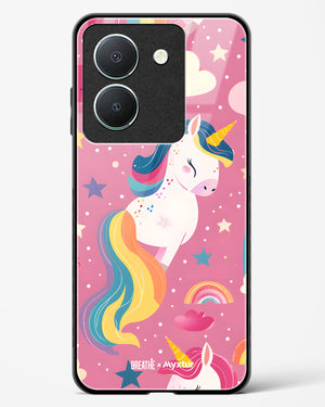 Unicorn Bloomers [BREATHE] Glass Case Phone Cover (Vivo)