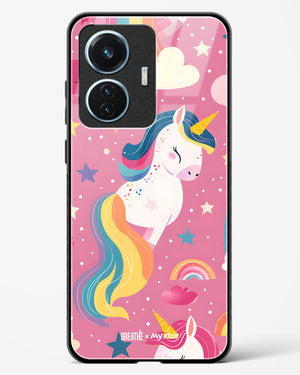 Unicorn Bloomers [BREATHE] Glass Case Phone Cover (Vivo)